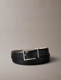 Calvin Klein Gürtel aus vollnarbigem Saffiano-Leder^Herren Gürtel