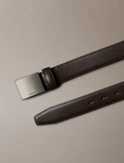 Calvin Klein Gürtel mit Koppelschnalle aus Vollnarbenleder^Herren Gürtel