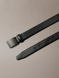 Calvin Klein Gürtel mit Koppelschnalle aus Vollnarbenleder^Herren Gürtel