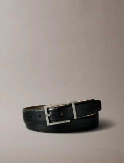 Calvin Klein Gürtel mit Kroko-Prägung und quadratischer Schnalle^Herren Gürtel