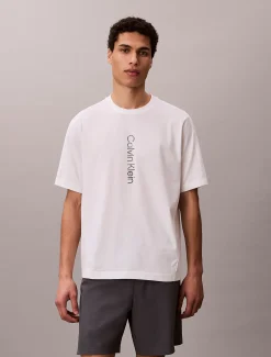 Calvin Klein Gym-T-Shirt aus Performance-Baumwoll-Mix^Herren Tops & T-shirts|T-shirts