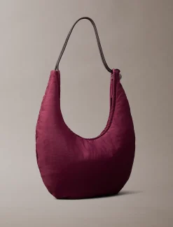 Calvin Klein Halbmondtasche aus Nylon^Damen SchultertaschenFrisch Eingetroffen|Taschen