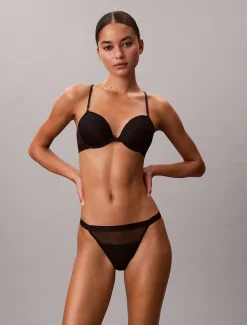 Calvin Klein Halbschalen-T-Shirt-BH - Microfiber Lace^Damen Dessous|Bhs & BralettesFrisch Eingetroffen