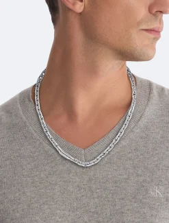 Calvin Klein Halskette aus geformten Gliedern^Herren Uhren & Schmuck