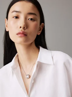 Calvin Klein Halskette mit organisch geformtem Anhänger^Damen Uhren & Schmuck