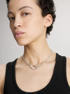 Calvin Klein Halskette mit organisch geformtem Anhänger^Damen Uhren & Schmuck