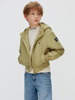 Calvin Klein Harrington-Jacke mit Kapuze^Kinder Jacken & MäntelFrisch Eingetroffen|Kleidung