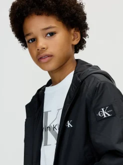Calvin Klein Harrington-Jacke mit Kapuze^Kinder Jacken & MäntelFrisch Eingetroffen|Kleidung