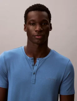 Calvin Klein Henley Pyjama T-Shirt - Ultra Soft Modal^Herren Nachtwäsche & LoungewearFrisch Eingetroffen