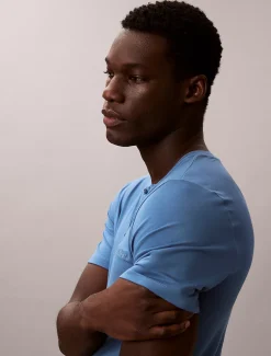 Calvin Klein Henley Pyjama T-Shirt - Ultra Soft Modal^Herren Nachtwäsche & LoungewearFrisch Eingetroffen