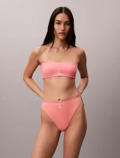 Calvin Klein High Leg Bikinihose – CK Monogram^Damen BademodeFrisch Eingetroffen
