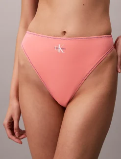 Calvin Klein High Leg Bikinihose – CK Monogram^Damen BademodeFrisch Eingetroffen