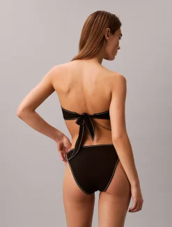 Calvin Klein High Leg Bikinihose – CK Monogram^Damen BademodeFrisch Eingetroffen