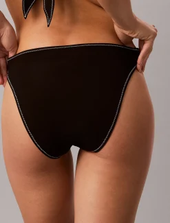 Calvin Klein High Leg Bikinihose – CK Monogram^Damen BademodeFrisch Eingetroffen