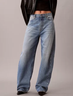 Calvin Klein High Rise Barrel Jeans^Damen High Rise Skinny|Relaxed Boot