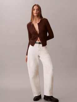 Calvin Klein High Rise Barrel Jeans^Damen High Rise Skinny|Mom Jeans