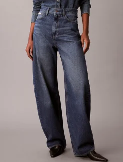 Calvin Klein High Rise Barrel Jeans^Damen High Rise Skinny|Mom Jeans