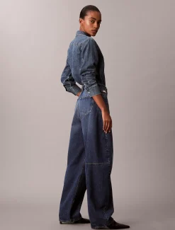 Calvin Klein High Rise Barrel Jeans^Damen High Rise Skinny|Mom Jeans