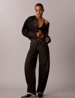 Calvin Klein High Rise Barrel Jeans^Damen High Rise Skinny|Relaxed Boot