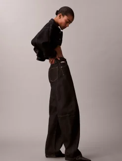 Calvin Klein High Rise Barrel Jeans^Damen High Rise Skinny|Relaxed Boot