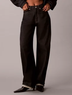 Calvin Klein High Rise Barrel Jeans^Damen High Rise Skinny|Relaxed Boot