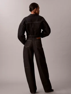 Calvin Klein High Rise Barrel Jeans^Damen High Rise Skinny|Relaxed Boot