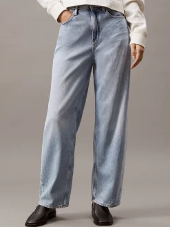 Calvin Klein High Rise Barrel Jeans^Damen High Rise Skinny|Relaxed Boot