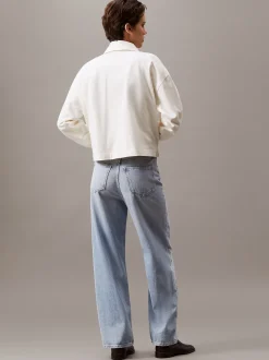 Calvin Klein High Rise Barrel Jeans^Damen High Rise Skinny|Relaxed Boot