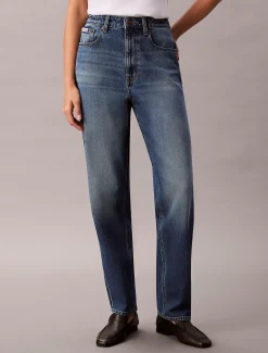 Calvin Klein High Rise Tapered Jeans^Damen High Rise Skinny|Relaxed Boot