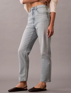 Calvin Klein High Rise Tapered Jeans^Damen High Rise Skinny|Mom Jeans