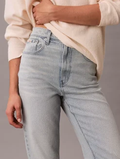 Calvin Klein High Rise Tapered Jeans^Damen High Rise Skinny|Mom Jeans