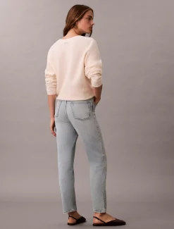 Calvin Klein High Rise Tapered Jeans^Damen High Rise Skinny|Mom Jeans