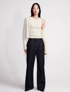 Calvin Klein High Rise Wide Leg Jeans^Damen High Rise Skinny|Mom Jeans