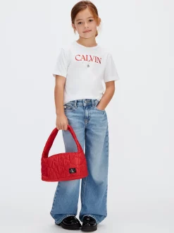Calvin Klein High Rise Wide Leg Jeans^Kinder Hosen & Shorts|Kleidung