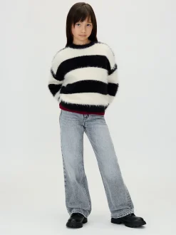 Calvin Klein High Rise Wide Leg Jeans^Kinder Hosen & Shorts|Kleidung