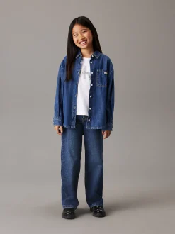 Calvin Klein High Rise Wide Leg Jeans^Kinder Hosen & Shorts|Jeans