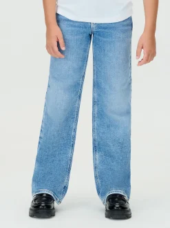 Calvin Klein High Rise Wide Leg Jeans^Kinder Hosen & Shorts|Kleidung