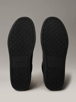 Calvin Klein High Top Sneakers aus Leder mit Reißverschluss^Herren SneakerFrisch Eingetroffen