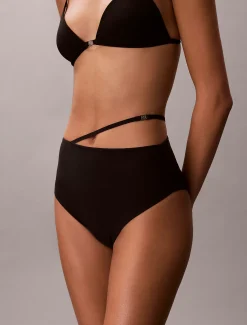 Calvin Klein High Waist Bikinihose - CK Tailored^Damen BademodeFrisch Eingetroffen