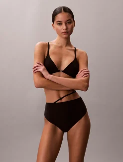 Calvin Klein High Waist Bikinihose - CK Tailored^Damen BademodeFrisch Eingetroffen
