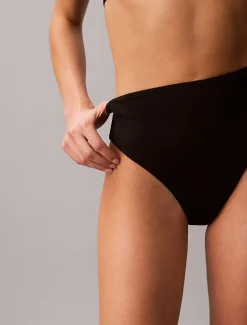 Calvin Klein High Waist Bikinihose – CK Essentials^Damen BademodeFrisch Eingetroffen