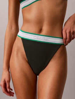 Calvin Klein High Waist Bikinihose - CK Icon^Damen BademodeFrisch Eingetroffen