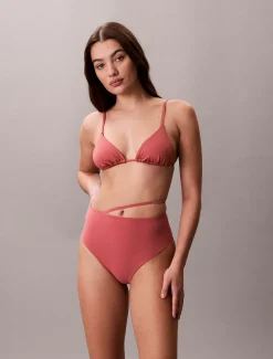 Calvin Klein High Waist Bikinihose - CK Tailored^Damen BademodeFrisch Eingetroffen