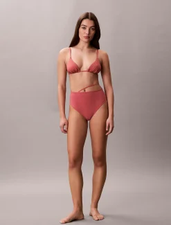 Calvin Klein High Waist Bikinihose - CK Tailored^Damen BademodeFrisch Eingetroffen
