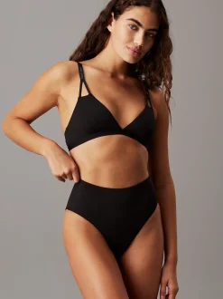 Calvin Klein High Waist Bikinihosen - CK Split Elastic^Damen BademodeFrisch Eingetroffen