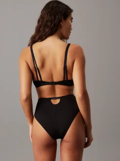 Calvin Klein High Waist Bikinihosen - CK Split Elastic^Damen BademodeFrisch Eingetroffen