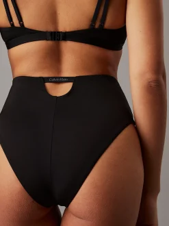 Calvin Klein High Waist Bikinihosen - CK Split Elastic^Damen BademodeFrisch Eingetroffen