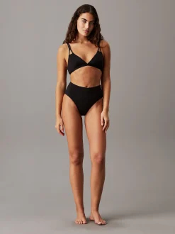 Calvin Klein High Waist Bikinihosen - CK Split Elastic^Damen BademodeFrisch Eingetroffen
