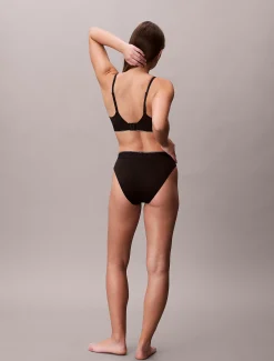 Calvin Klein High Waist Slips - Graphic Monogram Microfibre Stretch^Damen Unterhosen