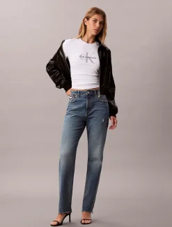 Calvin Klein High-Rise Straight Jeans^Damen High Rise Skinny|Relaxed Boot